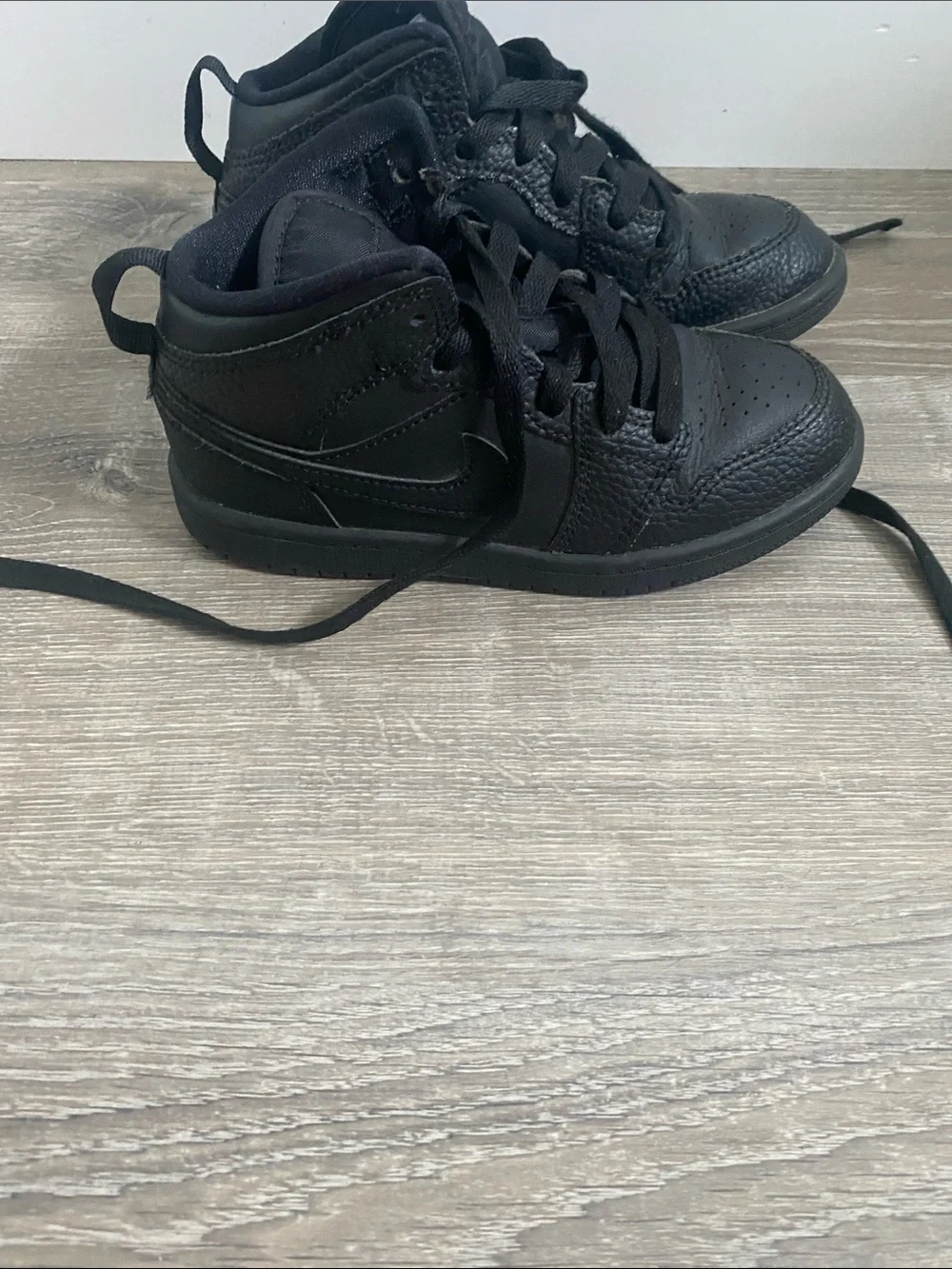 Jordan Kids Black High-Top Sneakers